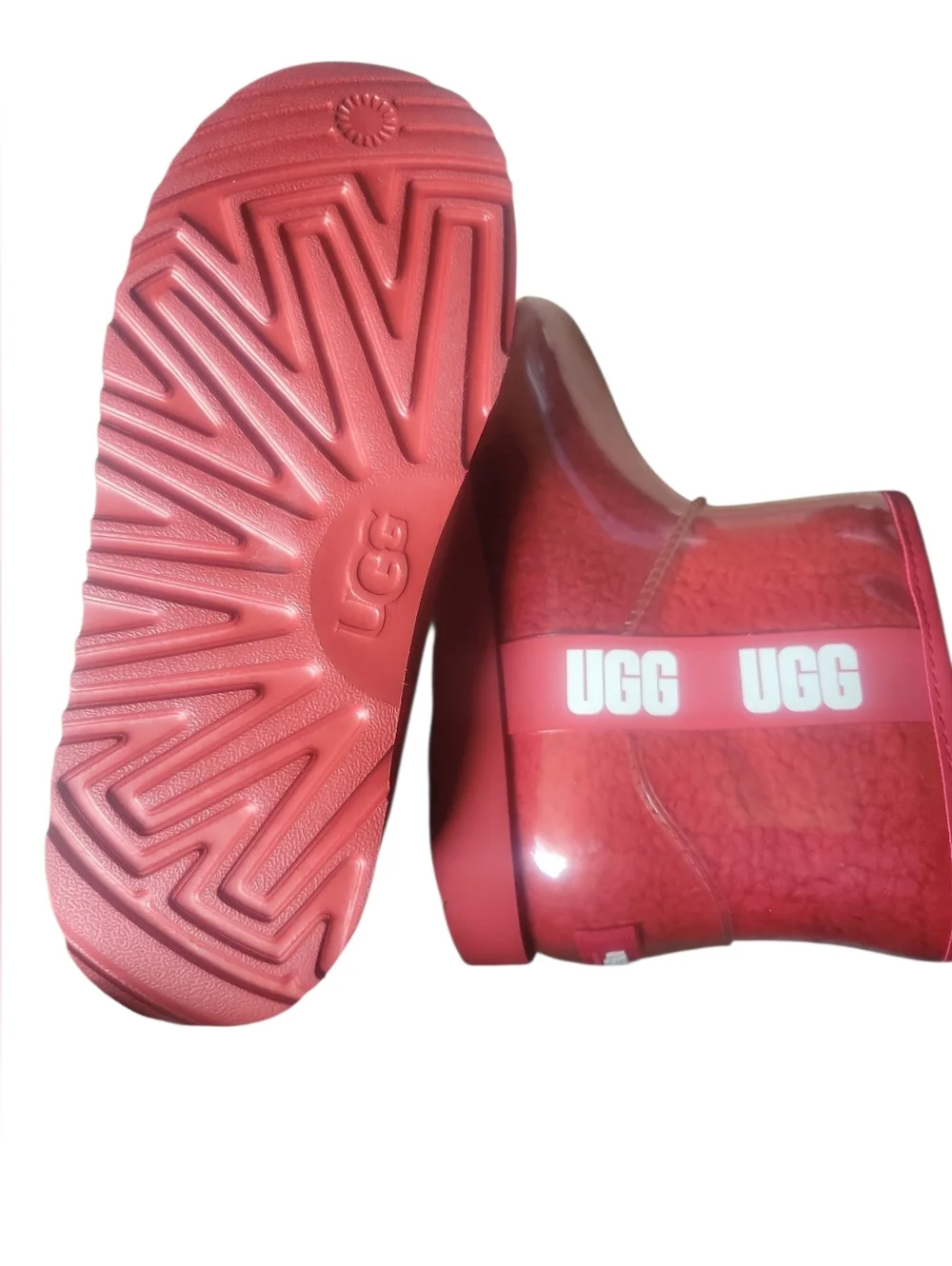 UGG Pink Shearling Classic Mini Boot